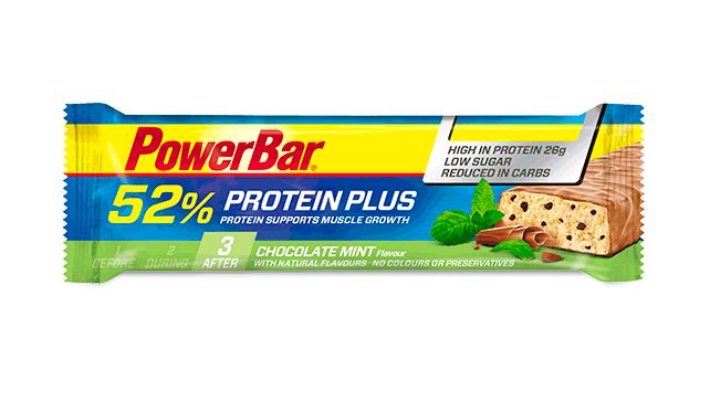 Barritas y batidos Powerbar con proteínas