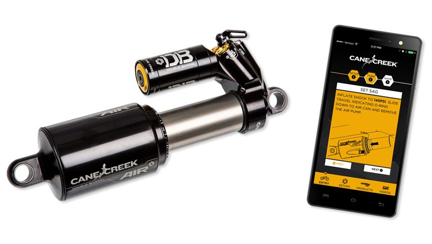 Cane Creek Dialed, ajusta tu amortiguador con el móvil