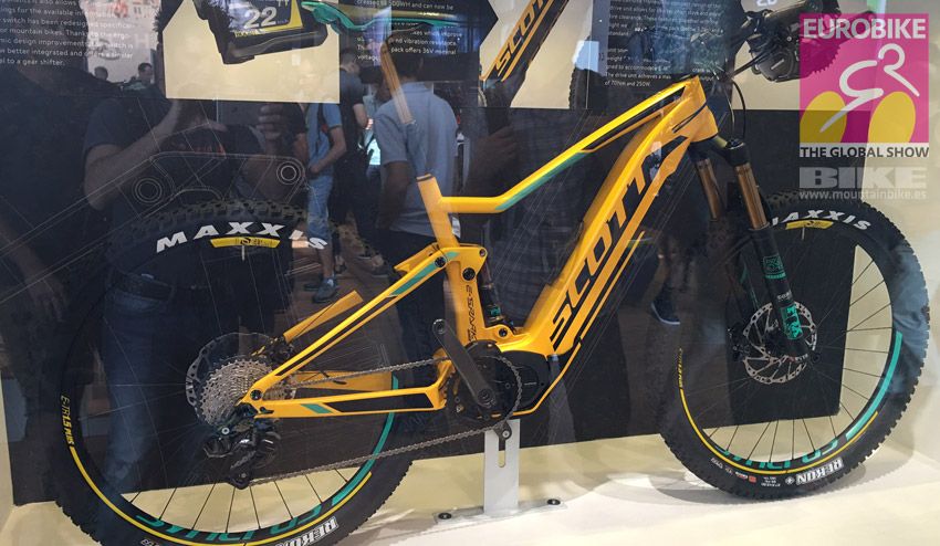 Eurobike 2016: Scott e-Spark 2017. Apoyada en Shimano