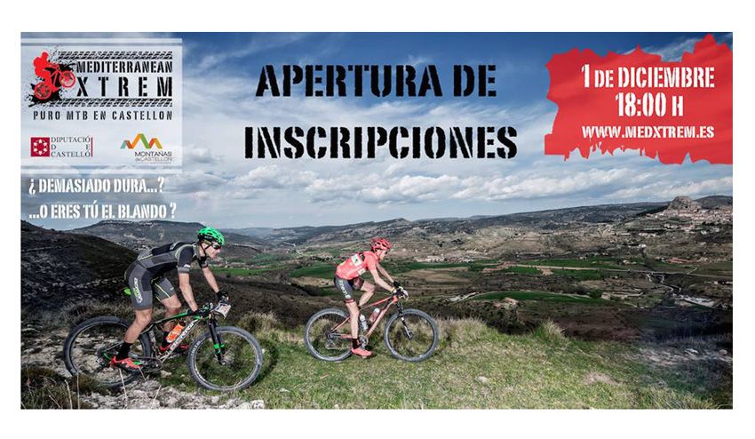 La Mediterranean Xtrem 2017 abre inscripciones mañana