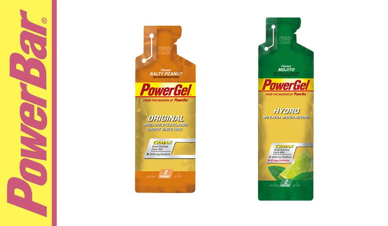 Powergel Original Salty Peanut y Powergel Hydro Mojito.