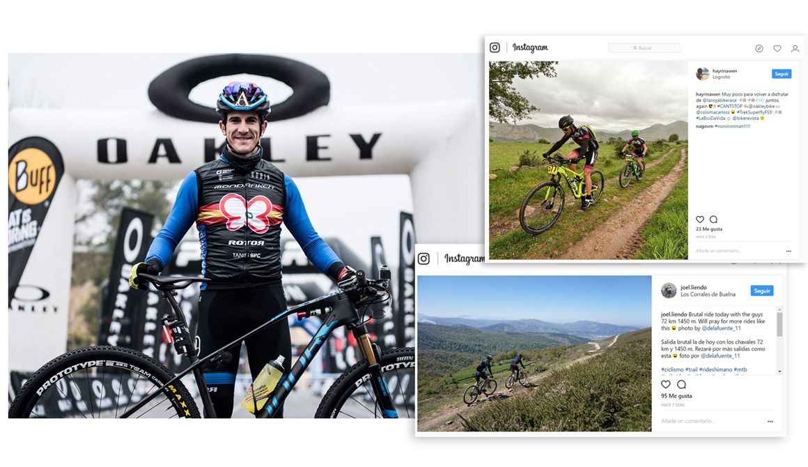Los dos ganadores y sus acompañantes podrán participar en la Rioja Bike Race y compartir entrenamiento con Carlos Coloma