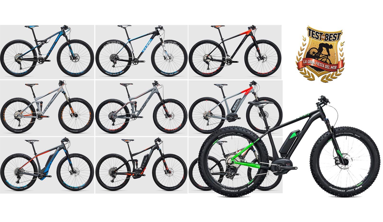 Cinco MTB y otras cinco e-MTB que pdrás probar en Guadalajara los días 26, 27 y 28 de mayo