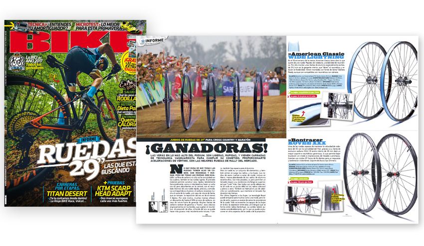Informe de ruedas de 29" de rally de primer nivel