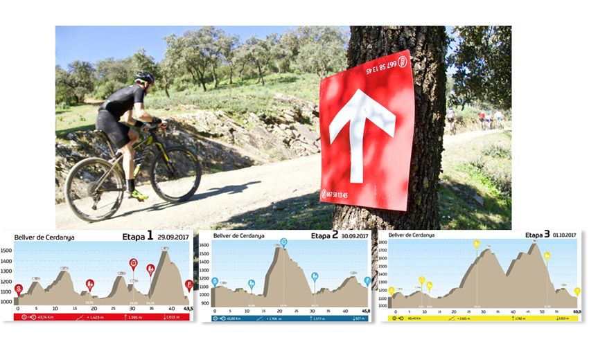Así son los recorridos de la primera edición de esta carrera por etapas
