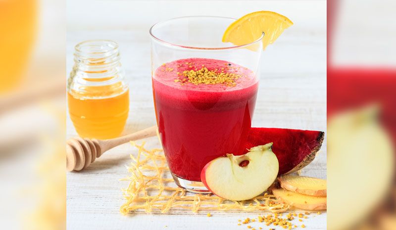 Batidos para ciclistas: Remolacha con manzana y jengibre