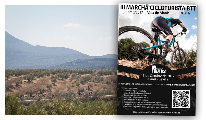 La ruta inaugural del Centro BTT Alanís