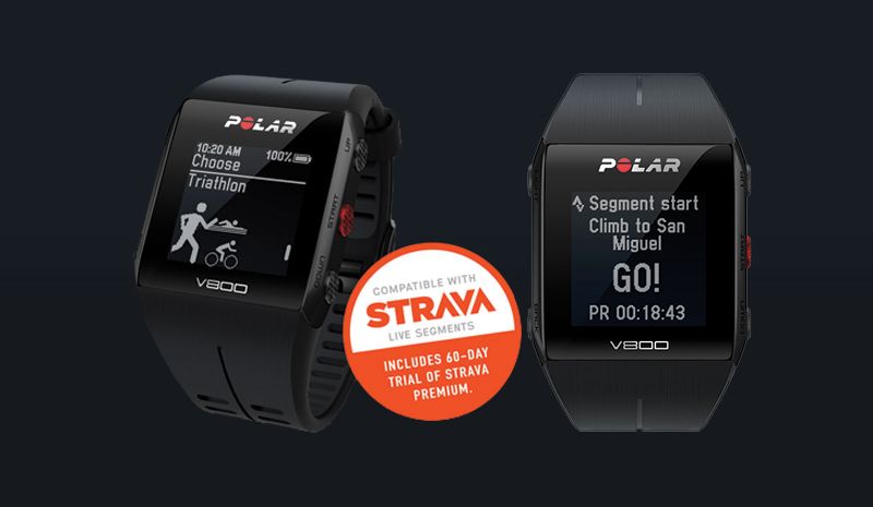 Polar V800 ahora con suscripción gratis a Strava Premium.