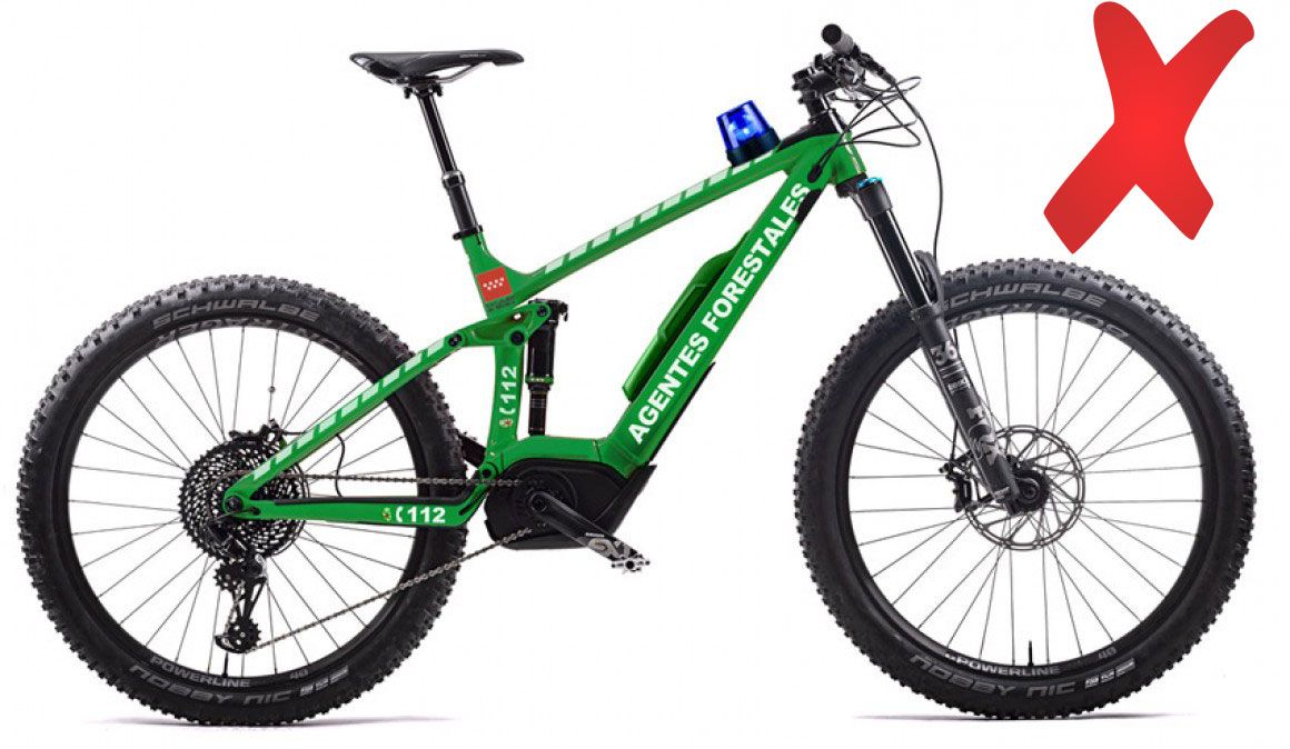 La flota de e-MTB no irá a los forestales.