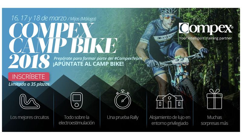 El Compex Camp Bike 2018 se celebrará en Málaga.
