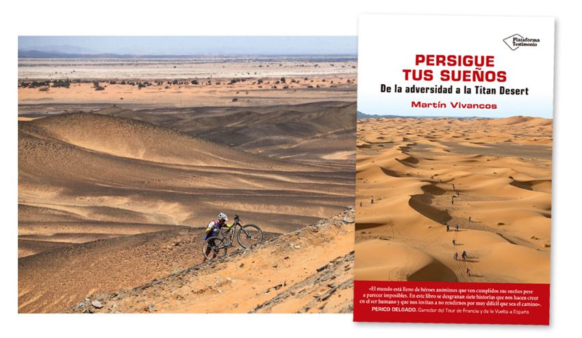 Persigue tus sueños, la arena del desierto entre sus páginas