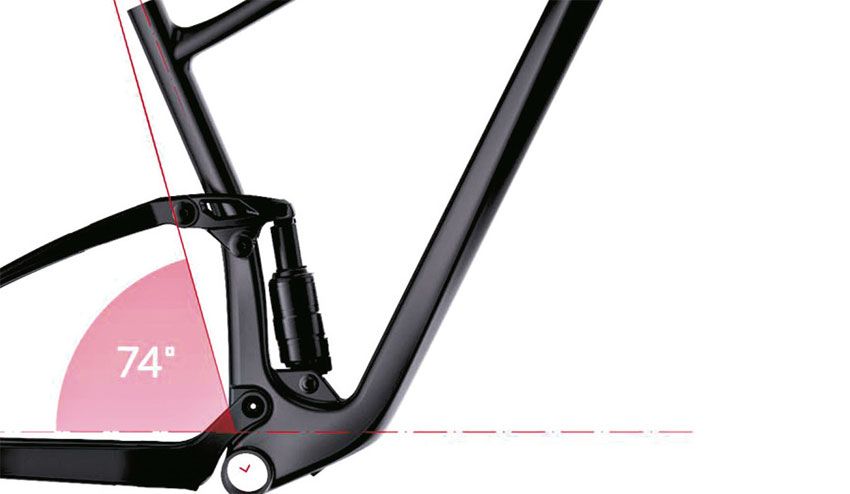 ¿Cómo me afecta el ángulo del tubo del sillín de mi bici?