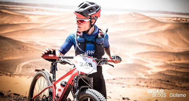 Anna Trullols en la Titan Desert