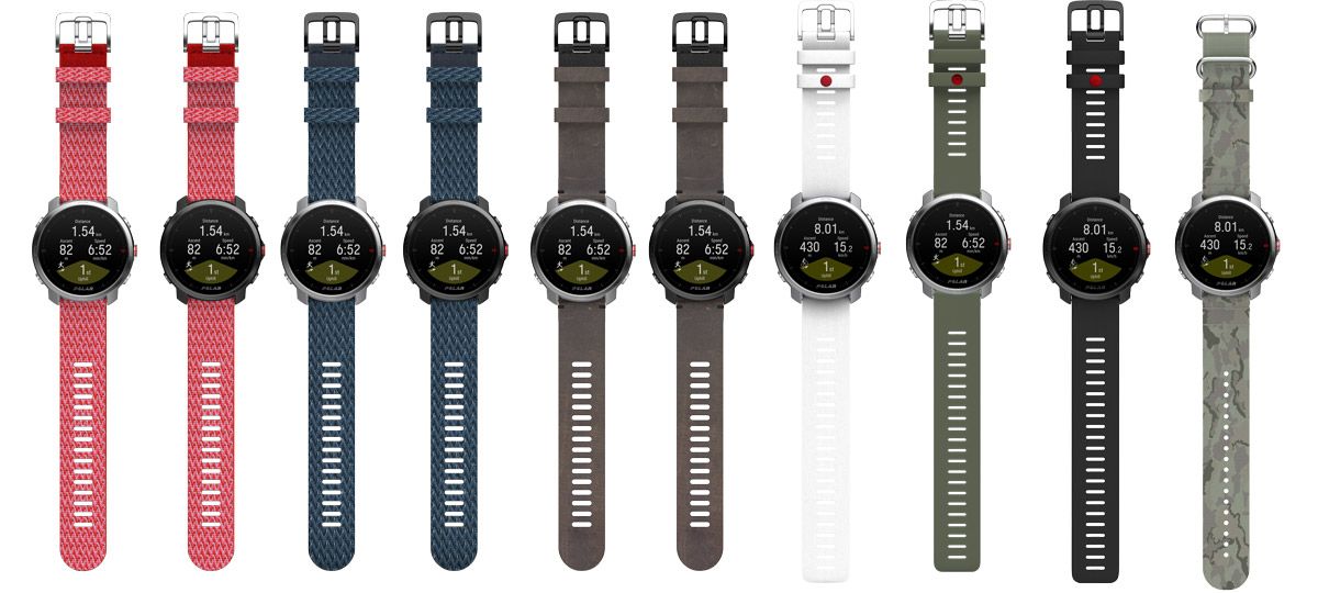 El Polar Grit X en diferentes opciones de correas El Polar Grit X en diferentes opciones de correas