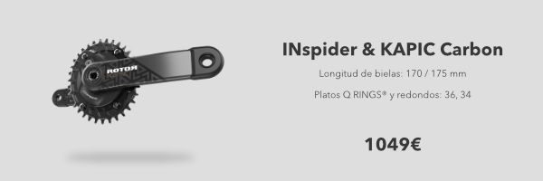 pack Inspider y Kapic Carbon MTB Rotor