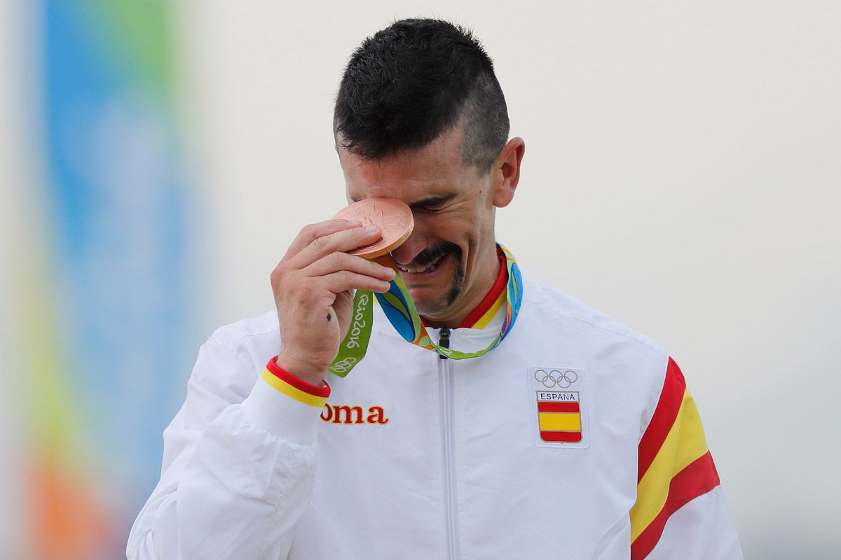 Carlos Coloma, emocionado con su medalla de bronce en Rio 2016 Carlos Coloma, emocionado con su medalla de bronce en Rio 2016