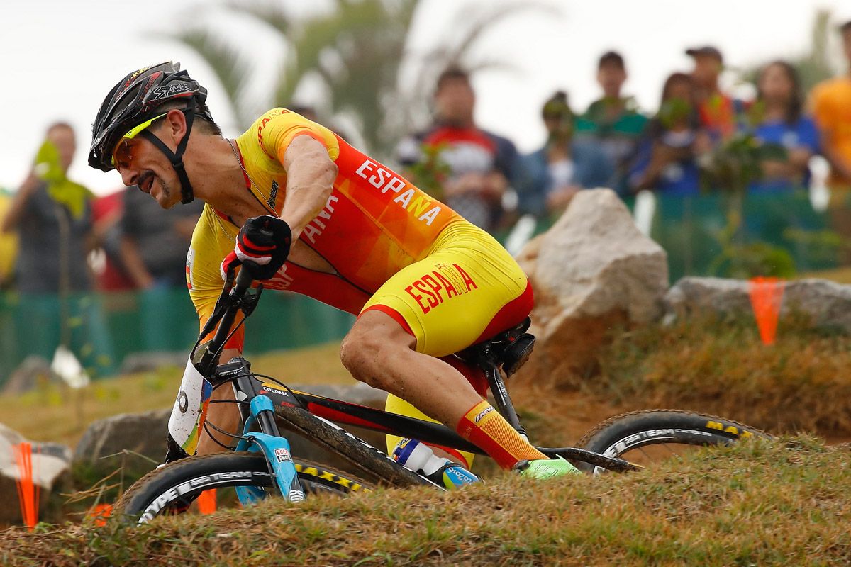Carlos Coloma en plena carrera de Rio 2016 Carlos Coloma en plena carrera de Rio 2016