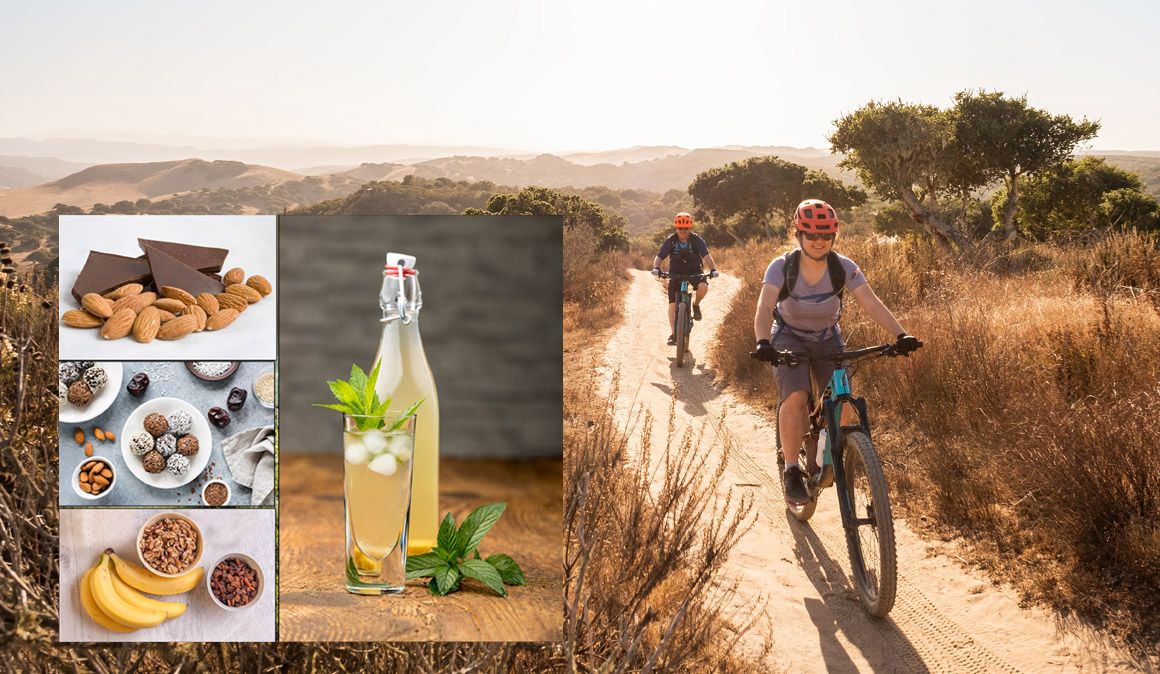 Alternativas 100 por 100 naturales de alimentación en bici