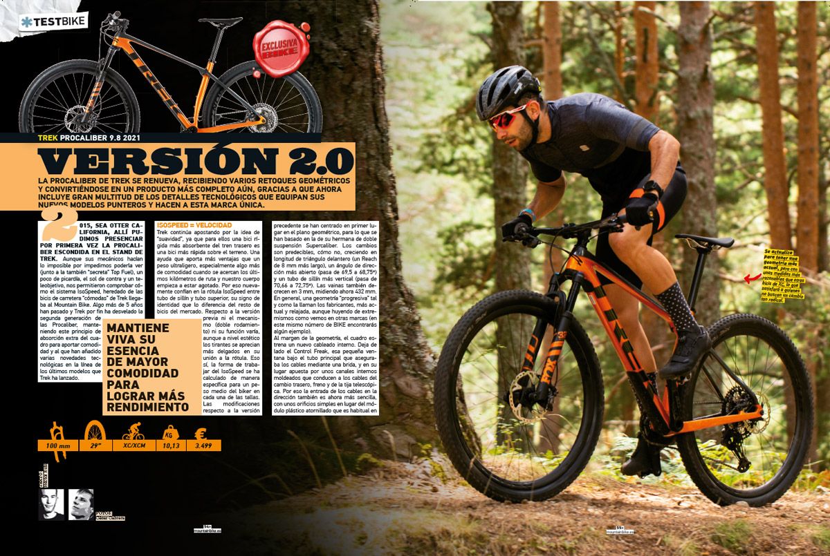 Este mes en la revista BIKE probamos la nueva Trek Procaliber 9.8 2021 Este mes en la revista BIKE probamos la nueva Trek Procaliber 9.8 2021