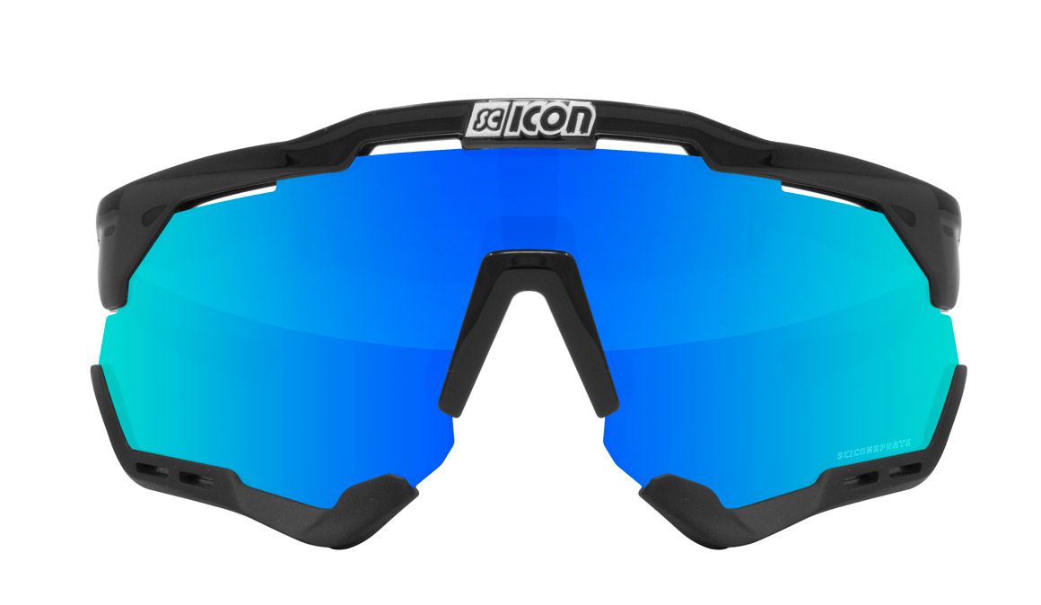Scicon Aeroshade Black BLUE front