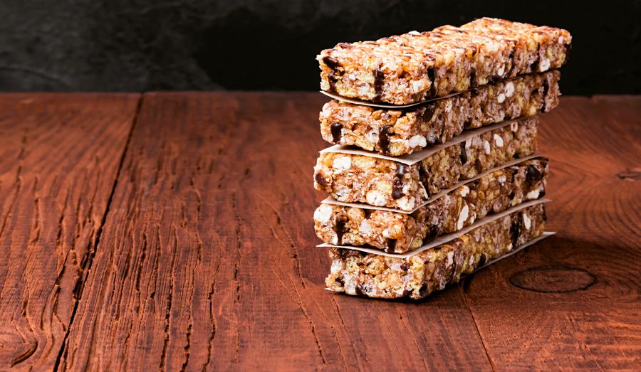 Alimentos naturales en bici