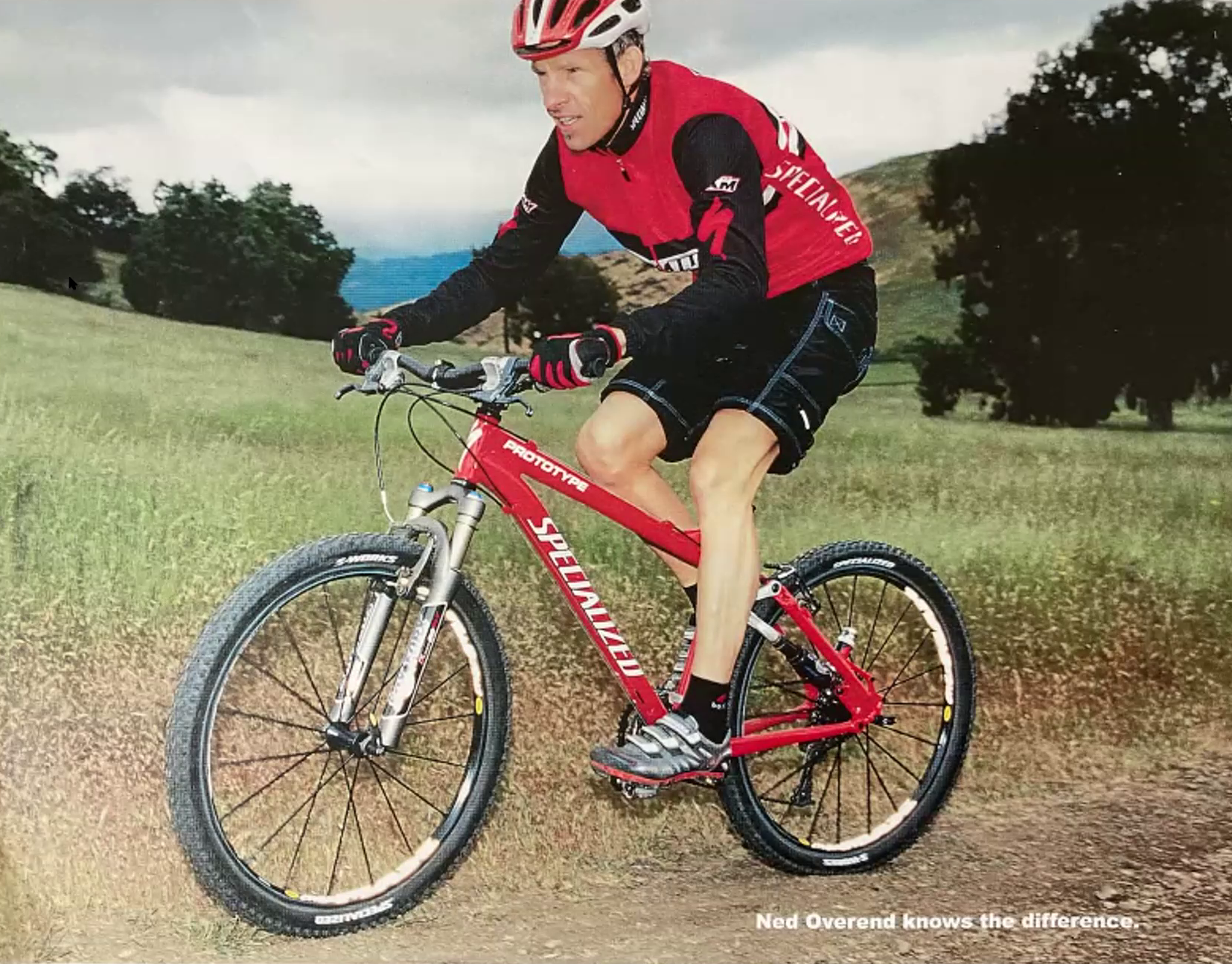 Desarrollador de lujo en los primeros prototipos: Ned Overend. Desarrollador de lujo en los primeros prototipos: Ned Overend.