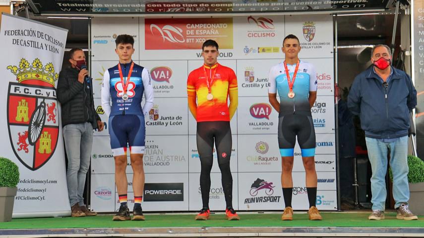 Campeonato de España XCO Valladolid podio sub23 Campeonato de España XCO Valladolid podio sub23