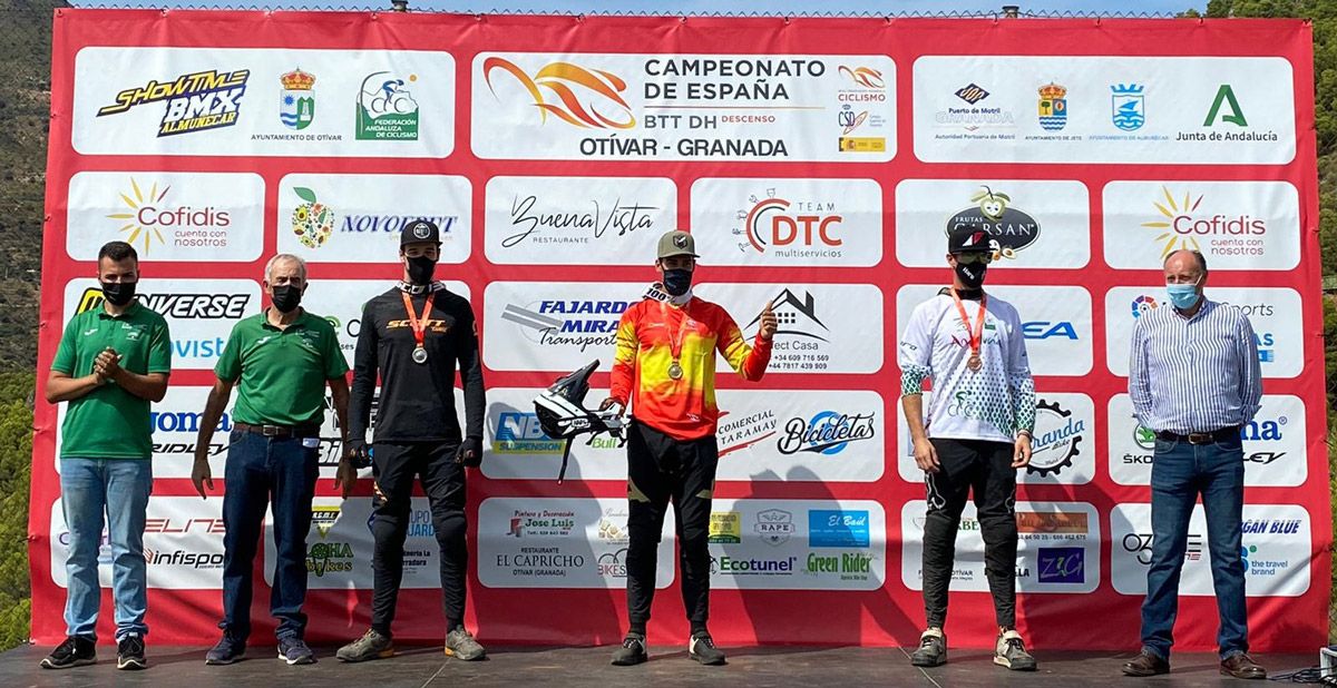 Campeonato de España DH 2020 podio 1