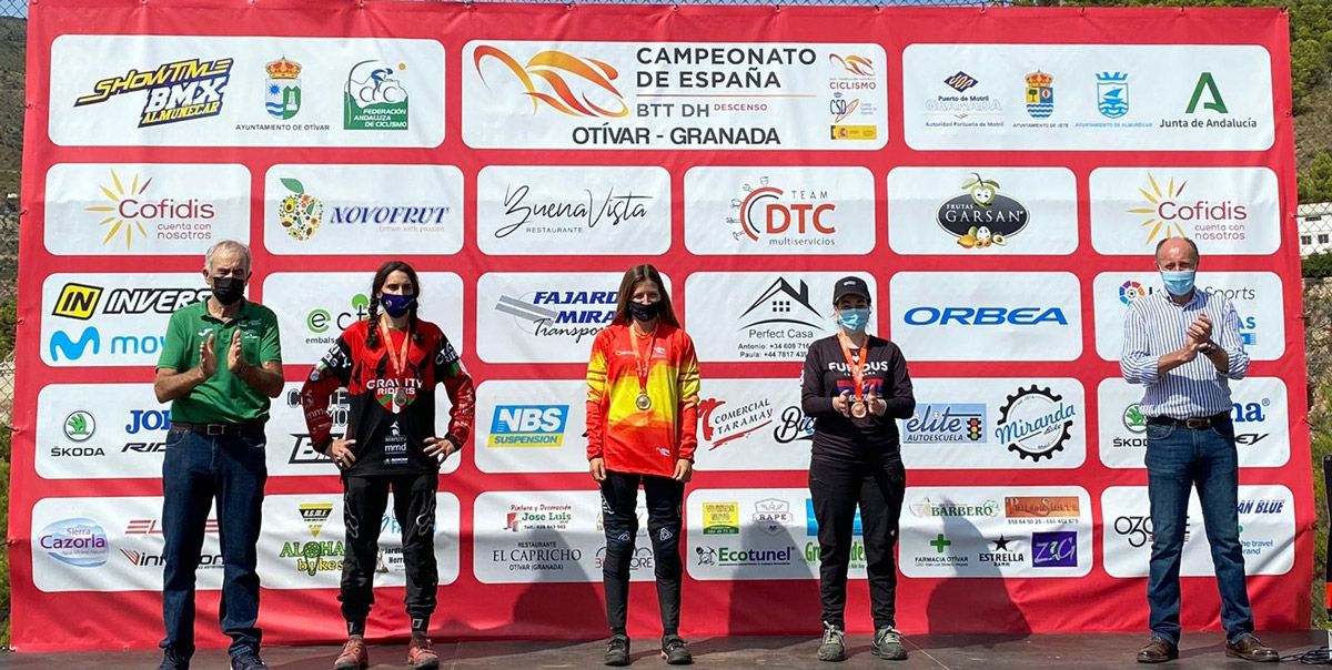 Campeonato de España DH 2020 podio 2