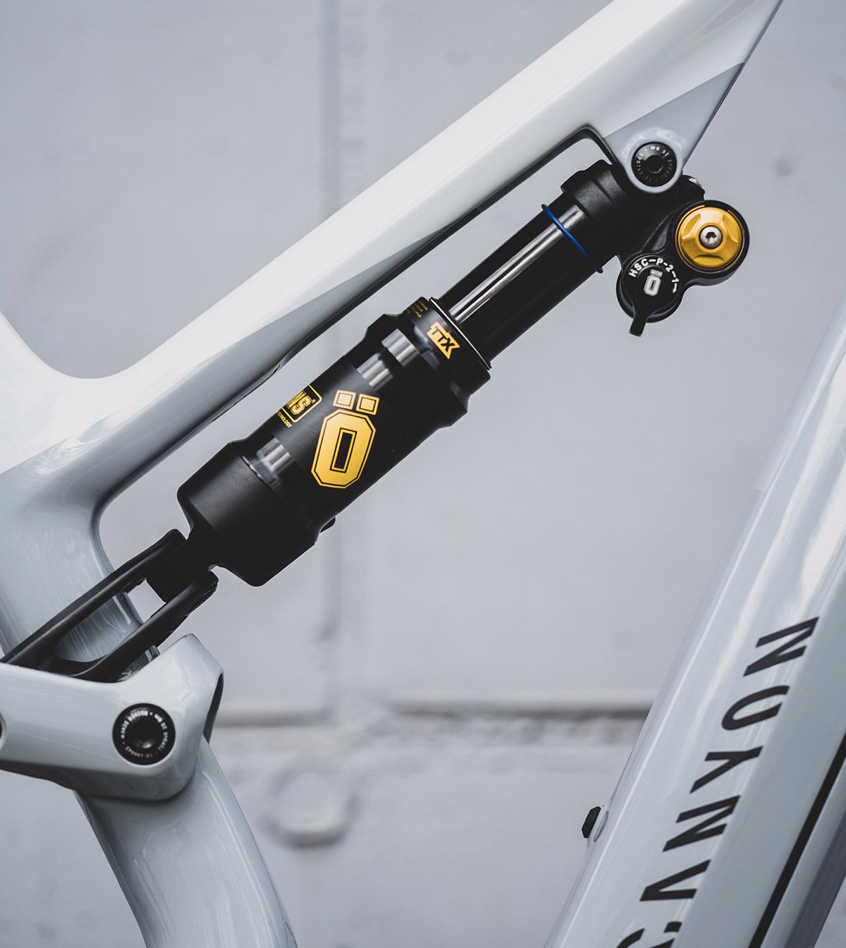 Nuevo amortiguador Öhlins TTX1 Air detalle