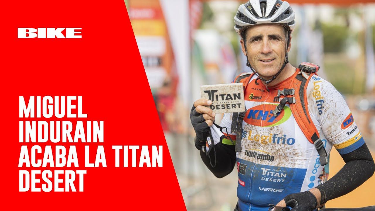 Miguel Indurain acaba la Titan Desert