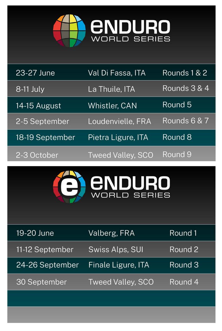 Calendario EWS y e EWS 2021