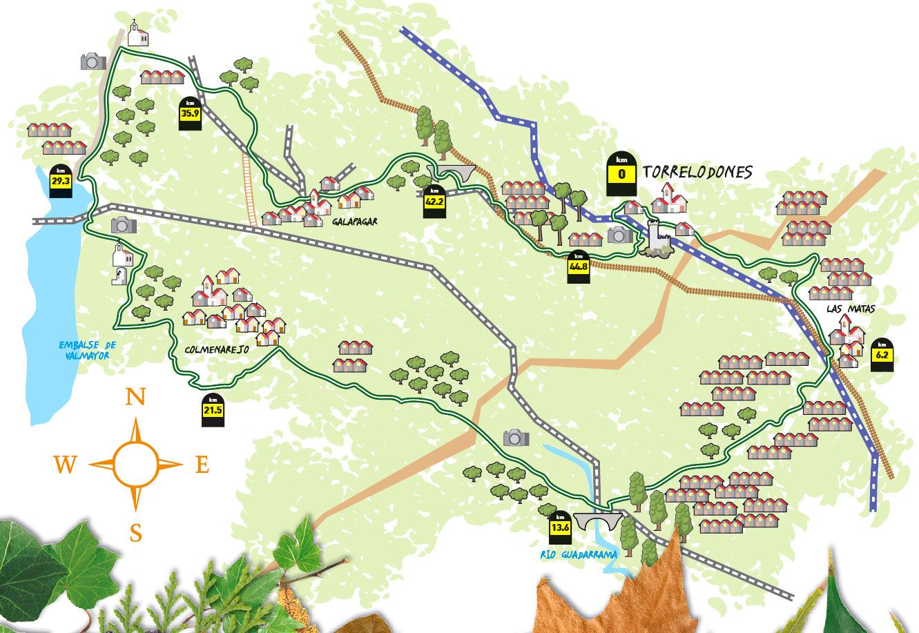 La falla de Torrelodones. Mapa La falla de Torrelodones. Mapa