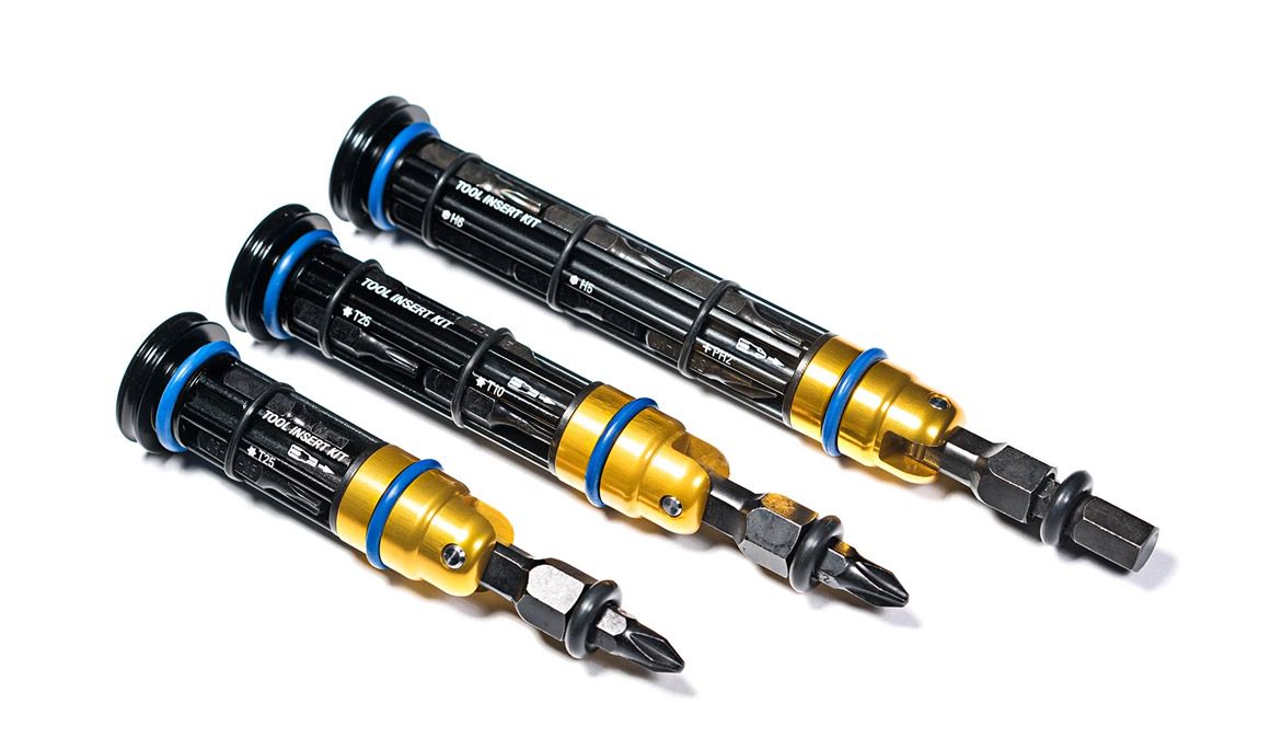 Lezyne Insert Kit. Soluciones de herramientas en el manillar. tres medidas