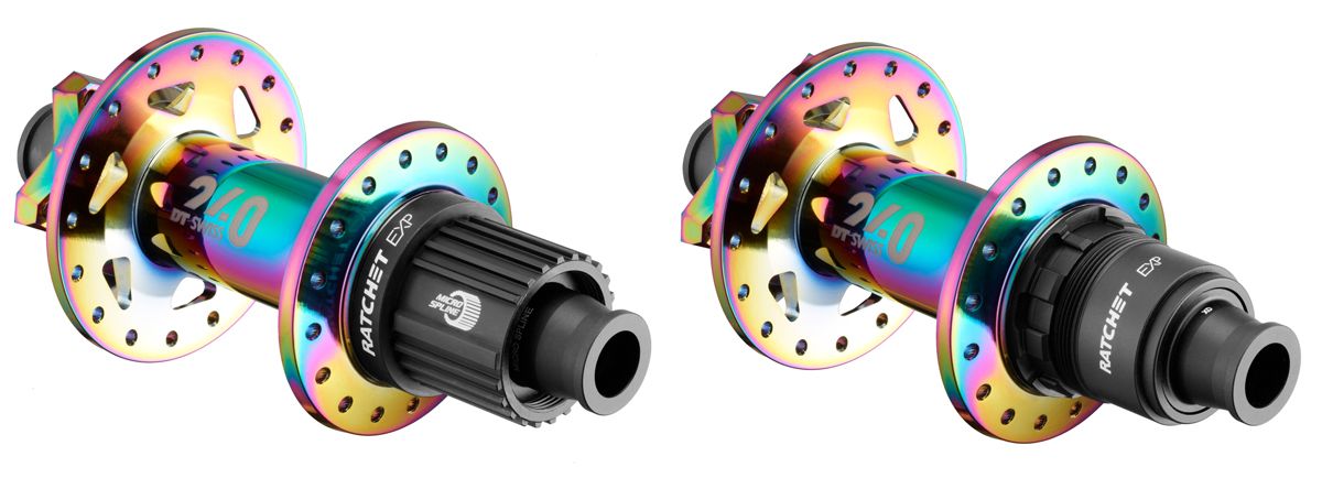 El buje DT Swiss 240 Oil Slick cuenta con versiones compatibles con Shimano y SRAM.