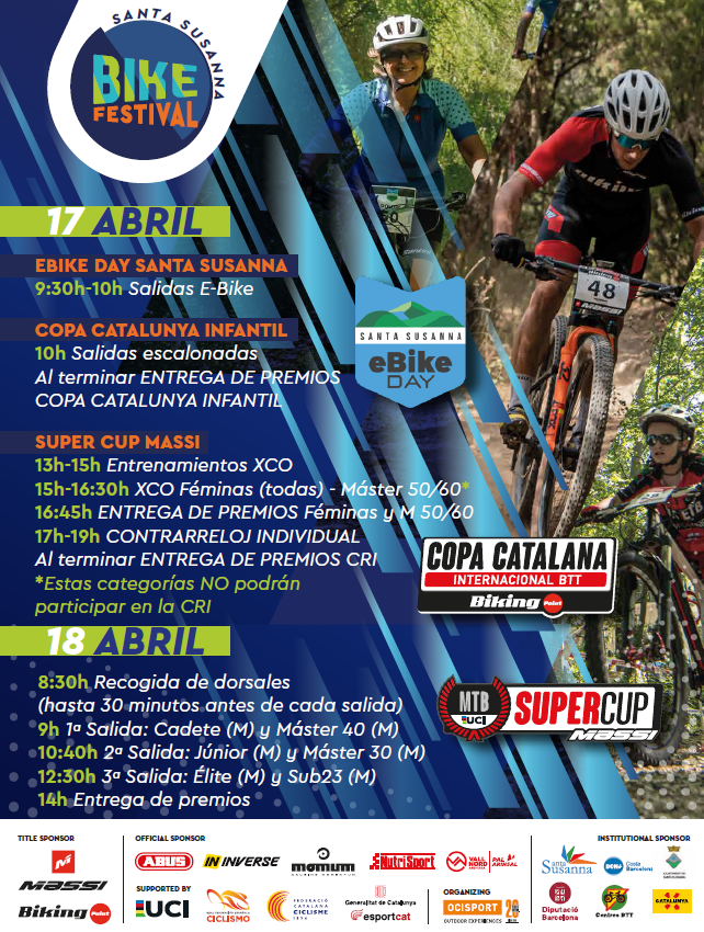 Cartel Bike Festival Santa Susanna