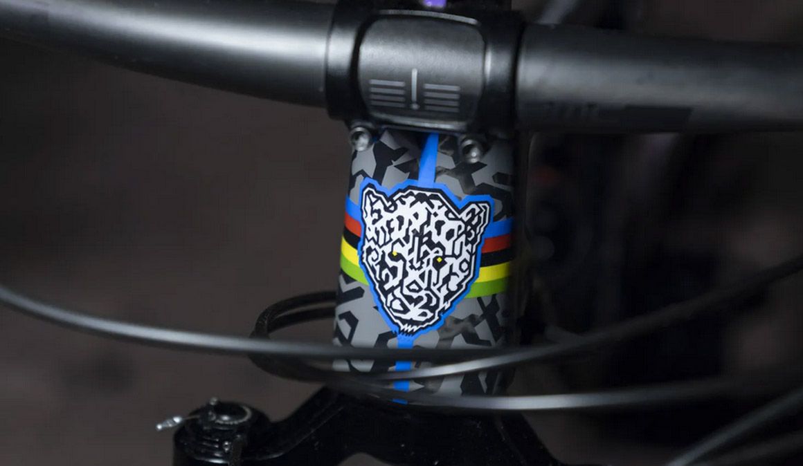 Arte y tecnología en la nueva BMC Fourstroke de Pauline Ferrand Prevot detalle 4 Arte y tecnología en la nueva BMC Fourstroke de Pauline Ferrand Prevot detalle 4