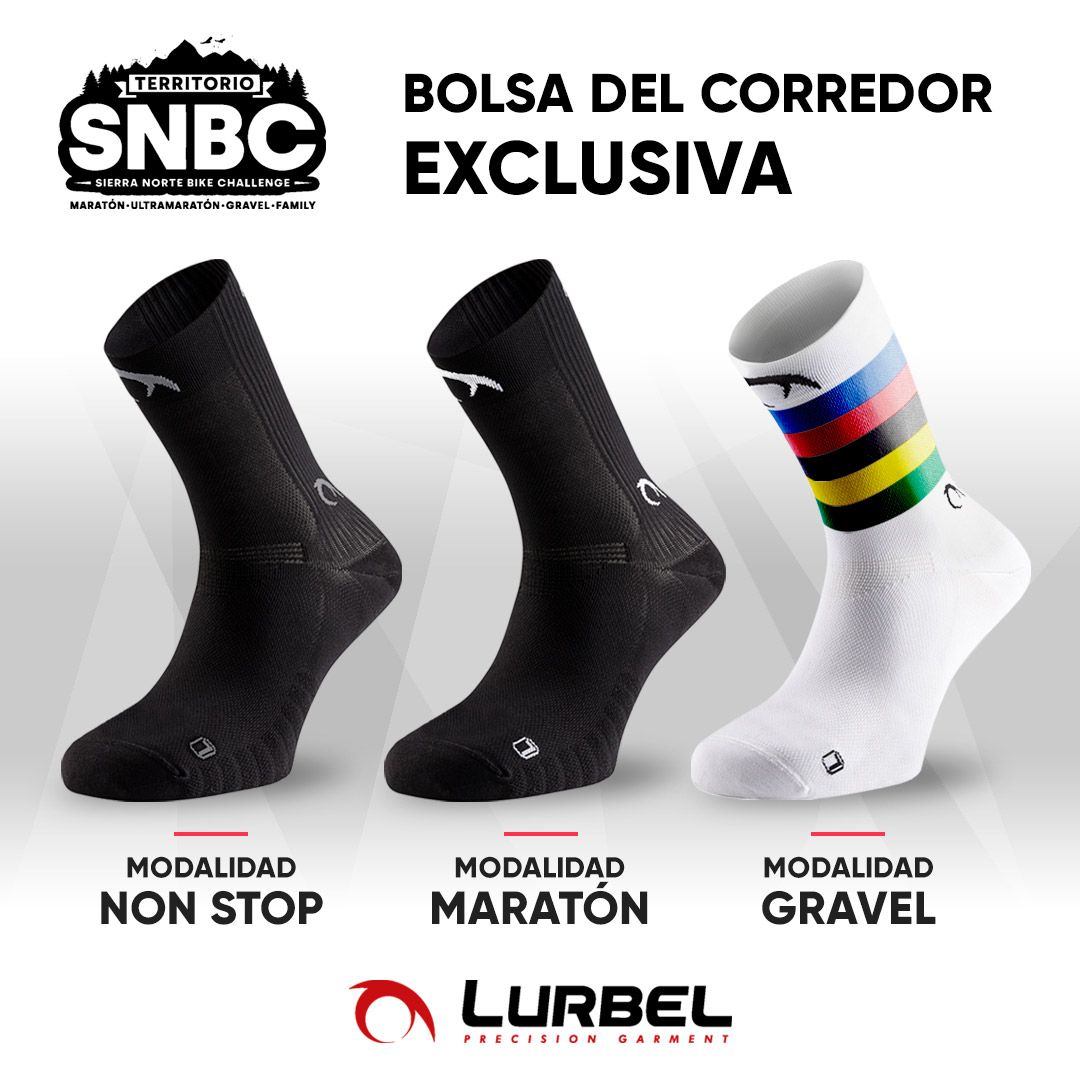 Estos calcetines Lurbel se incluirán en la bolsa de corredor de SNBC xdetalle