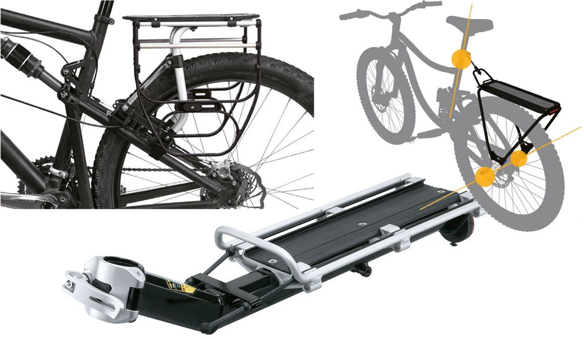 portabultos para doble suspension opciones