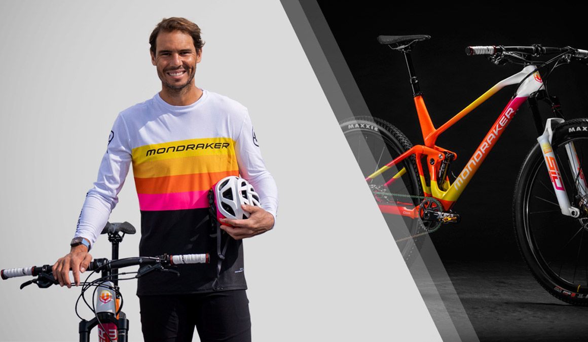 asi es la mondraker f podium personalizada de rafa nadal