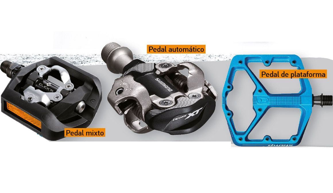 que tipo de pedal necesito