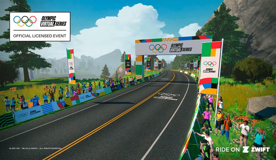 Compite con Nino en las Olympic Virtual Series de Zwift