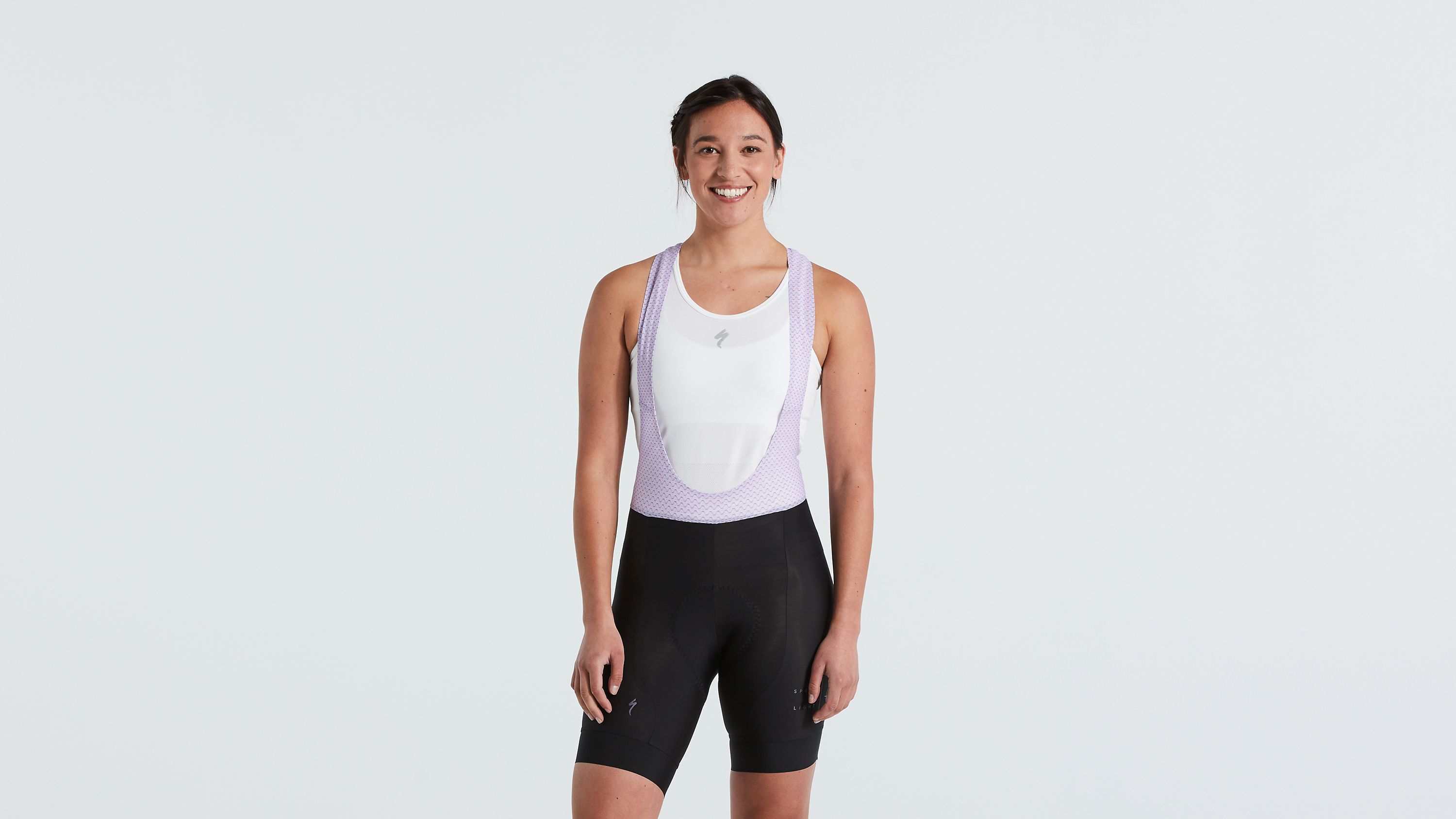64221 780 APP SL BIB SHORT WMN SPEED OF LIGHT DARK M HERO