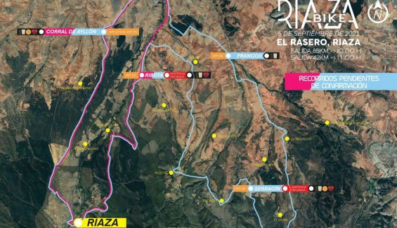 riaza recorridos