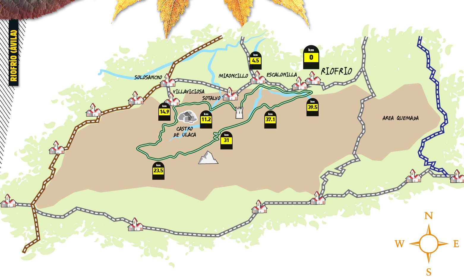 Ruta BIKE. Riofrío (Ávila) mapa Ruta BIKE. Riofrío (Ávila) mapa