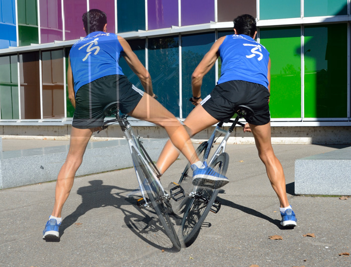 Entrena sin dar pedales: Piernas