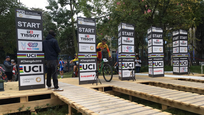 Gran trabajo de la Selección Española en el Mundial de Ciclismo Urbano de China
