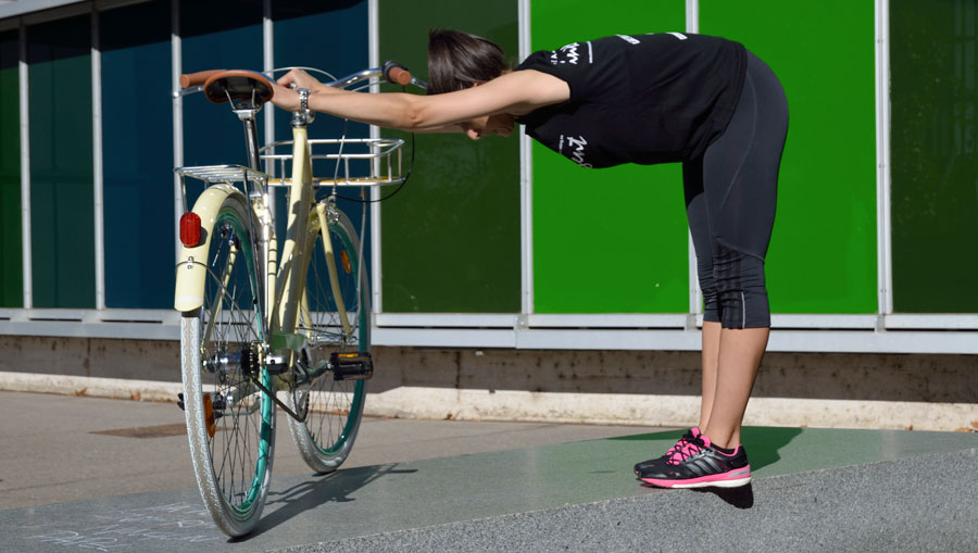 Circuito de estiramientos con tu bici