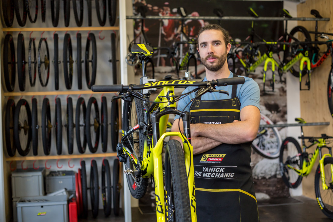Así cuidan SRAM y Scott a Nino Schurter