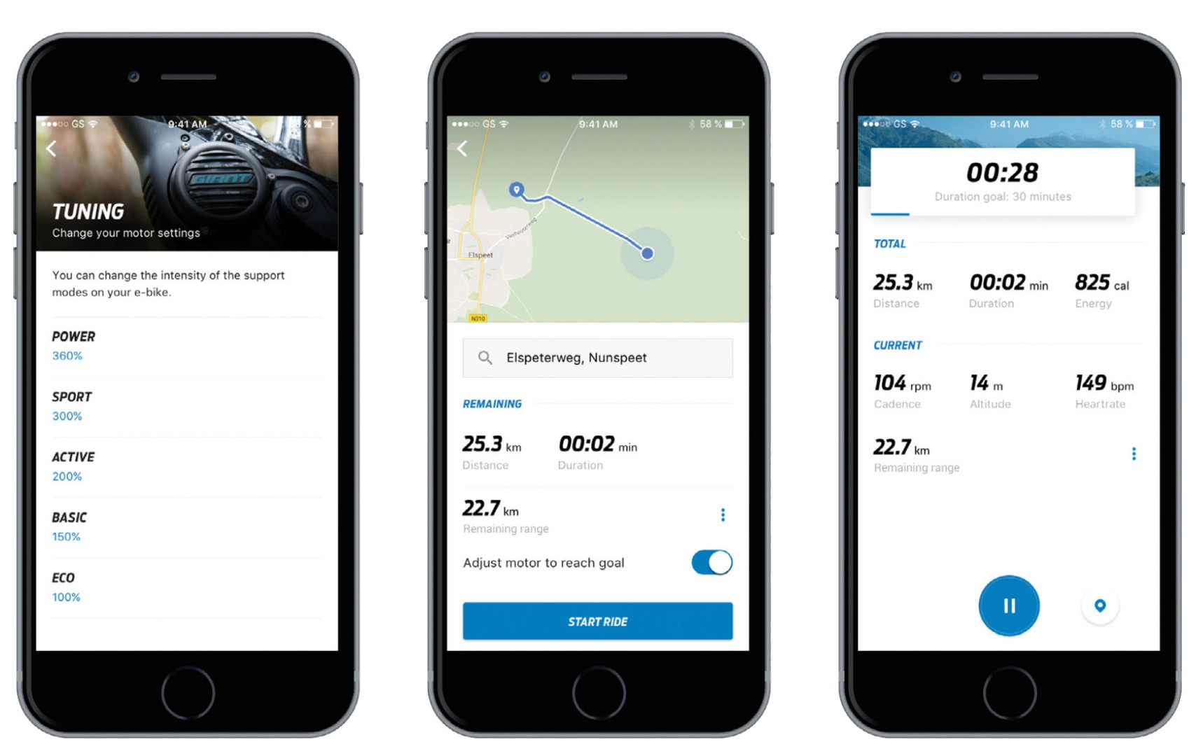 RideControl, la App gratuita de Giant